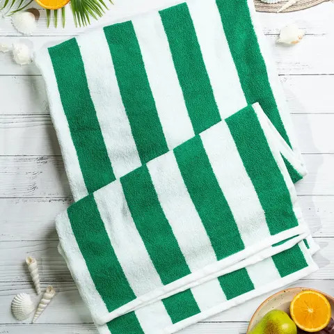 Luxury quality sand free big size golf beach towel in terry cotton