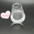 Import luxury refillable cosmetic lotion pump glass bottle round shape transparent color 100ml from China