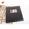 Luxury Screw Post Bound Window Handmade Family Photo Album with Leather Cover
