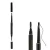 Import Makeup Waterproof  2in1 Korea Black Eyebrow Pencil With Screw Comb from China