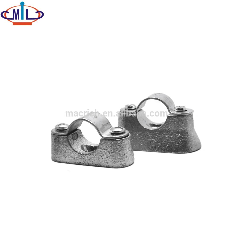 Malleable hot galvanized Hospital Saddles for conduit fittings