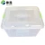 Import manufacture waterproof transparent plastic four wheels clothes storage box from China