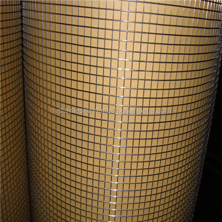 manufacturer burr-free Strong wear-resisting stainless steel welded iron wire mesh 50x50