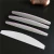 Import Manufacturer good quality  Professional Zebra Nail File Half moon 100/180 Gray Crescent file nail file custom from China