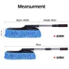 Manufacturer Multi-purpose Soft Collapsible  Washing Car Brush Car Dusting Cleaning Blue Wax Brushes