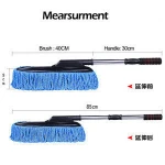 Manufacturer Multi-purpose Soft Collapsible  Washing Car Brush Car Dusting Cleaning Blue Wax Brushes