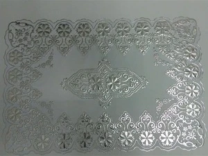 Mats &amp; Pads Table Decoration &amp; Accessories Type and PVC Material PVC Lace Placemat