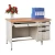 Import Metal office furniture l shaped office desk with locking drawers from China