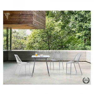 metal Outdoor Garden Furniture Sets coffee Negotiate round Table and mesh chair bistro Patio iron table set mesa para jardin