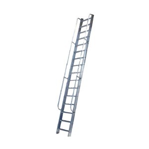 Metallic Ladder 16 Foot Marine Boarding Ladders Aluminium 6000 Series Handrails