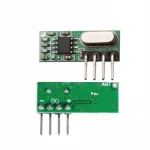 Micro ultra small volume 5 volt high frequency superheterodyne wireless receiving module