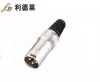 Microphone Speaker AMP XLR Male Connector 3Pin Plug Jack MIC Cable Adapter