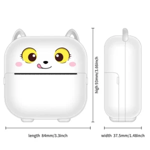 Mini Bluetooth Thermal Printer Sticker Maker Photo Printer Study Helper For Childrens Gift