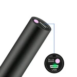 Mini USB LED Light Rechargeable Flashlight  LED torch Lamp Zoom Telescopic Torch Waterproof