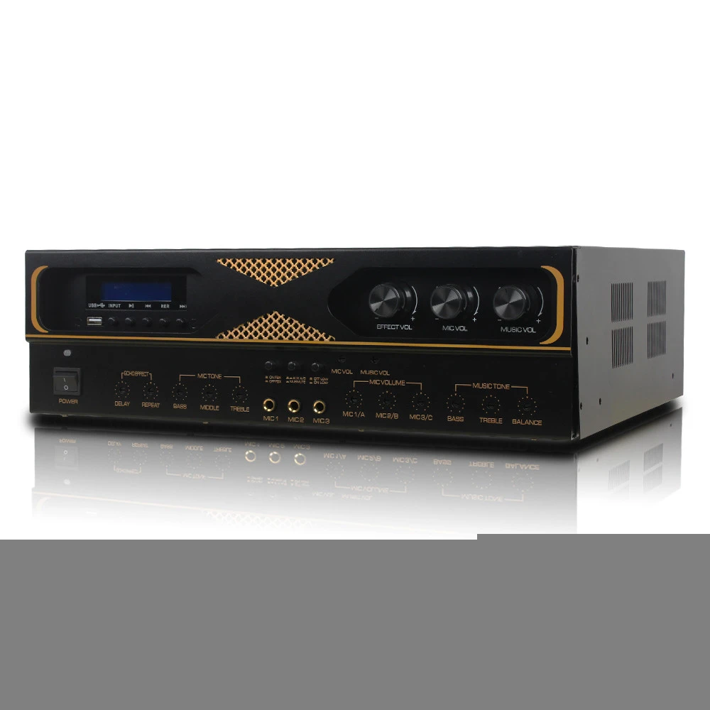 MK-5000 Professional Stereo Sound KTV Home Karaoke sound System  Power Amplifier