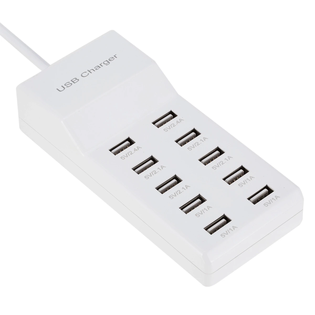 Mobile Phone Quick Charger Smart 10 Ports USB Charging Row Plug 5V 2A Multi-ports Travel Adapter Charger USB Charger