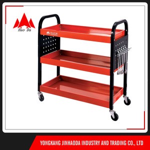 mobile workshop tool trolley/wire mesh logistics trolley material handling tools
