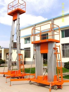 Model hydraulic manual electric mobile scissor lifts and platform for sale from henan