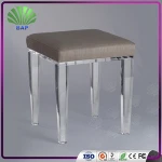 Modern design clear acrylic base used school furniture library furniture for sale