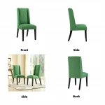 Modern Design Hotel Modern Chair Dining Home Furniture Wood Upholstered Dining Room Chairs