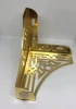 Modern golden triangel cabinet legs for furniture