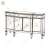 Import Modern Long Rectangle Silver Mirrored Glass Wood Dining Tables from China
