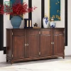 Modern new Chinese style wooden dining  sideboard cabinet with drawers for dining room