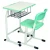 Import Modern school desk set Single student desks and chairs from China