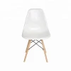 modern style dining table and chair plastic dining chair in PP seat back