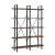 Import Modern Style Industrial Double Book Shelf Wooden Bookcase Book Shelves Vintage Wood Metal Wood Bookshelf from China