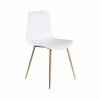 Modern white plastic chair