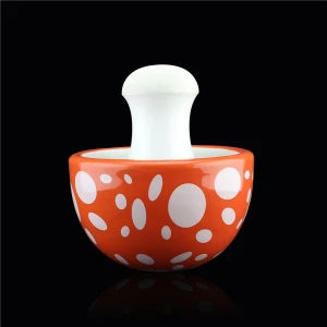 Morden durable and beautiful ceramic Mortar And Pestle