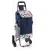 Import More Style 600D Polyester Folding Premium Shopping Trolley Bag With 2 Wheel OEM factory from China
