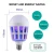 Import Mosquito Lamp Killer Repellent Trap Lamps LED Lighting Bulb Pest Control Bug Zappers Lights Moskiller from China