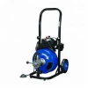 MTB 230W 50Ft electric automatic drain cleaner,spring pumbling snake drain pipe cleaner,sewer drain cleaning machine