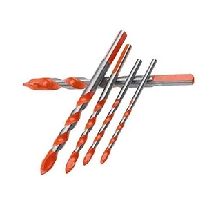 Multi-function triangle tip drill bit cemented carbide tile ceramic drill bit high speed 6mm twist drill bits