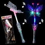 Multicolor Light Up LED Pretty Butterfly wand Fairy Wand, Magic Wands Princess Wand   Butterfly Baton, Flashing Wand Glow Wand