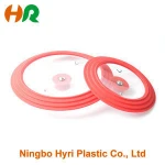Multifunction silicone cookware tempered glass lid match different pot
