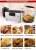 Multifunctional 3L Fryer Smokeless Deep-Fryer French Fries Grill Fried Household 2000W Electric Single Chicken Frying Machine