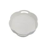 Multifunctional non-slip rotating storage tray desktop organizer kitchen large capacity plastic storage box