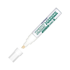Munhwa alcohol based opaque permanent ink 8mm chisel tip valve action jumbo paint marker