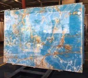 Natural Blue Stone Marble Onyx