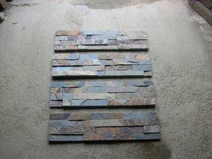 Natural culture stone  natural rusty slate   for decoration