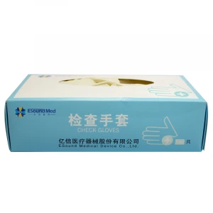 Nature Rubber Latex Examination Gloves