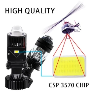 Near and Far led headlights for motor bike with CSP 3570 chip high brightness 12000lm y3 led headlight