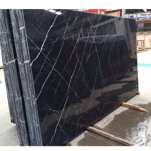 Nero Margiua cultured black marble tile 24x24 window flooring slab sheets threshold lowes