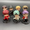 New Arrival - 7 PCS BTS Action Figures Cake Topper Decoration for Fans Birthday Collection Gifts Party Doll Decoration