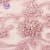 Import New arrival heavy beaded pink pearl sequined Korean embroidery lace fabric from China