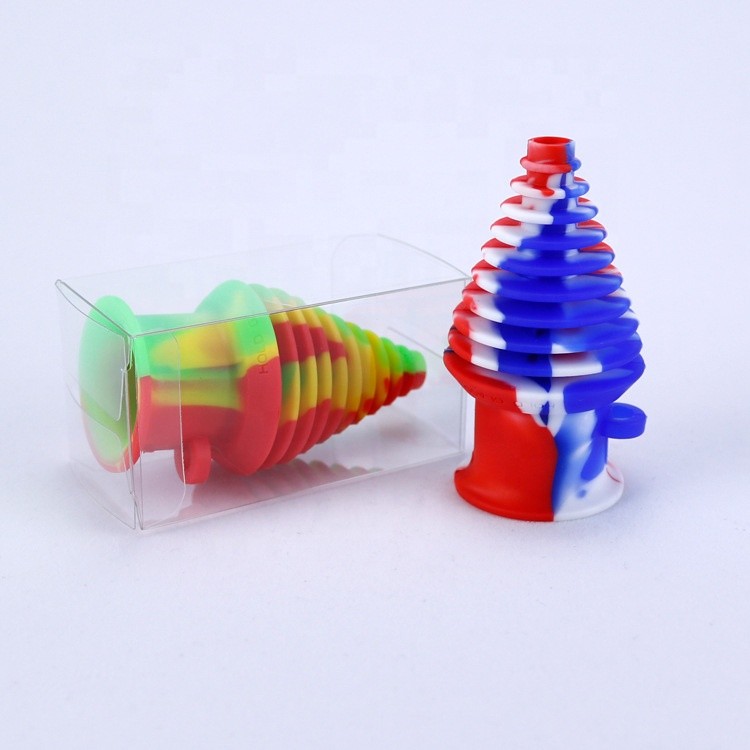 New Arrival High Quality Silicone Glass Bowl Weed Tobacco Smoking Pipe