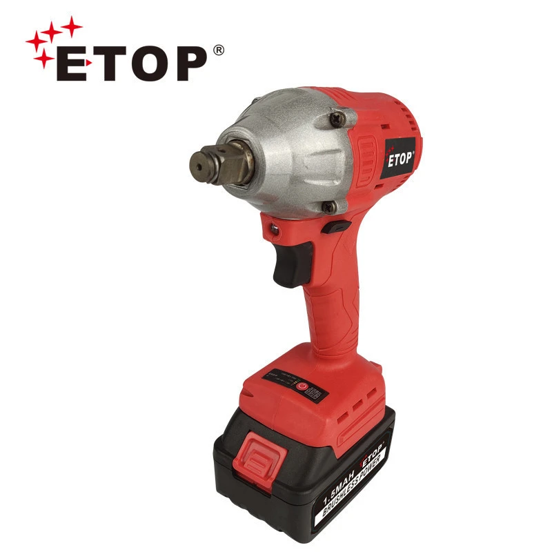 New Arrival Power Tool Cordless Impact Wrench Brushless Electric Wrench with Lithium Battery